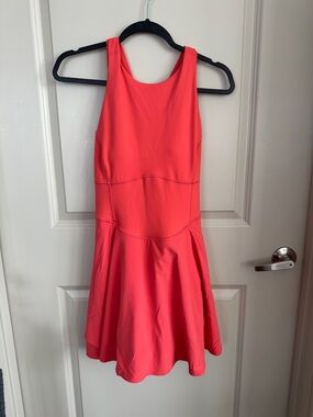lululemon athletica Coral Red Sleeveless Dress